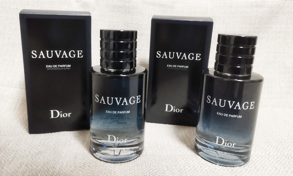 Dior ディオール 香水 SAUVAGE ソヴァージュ ol オードゥ パルファ厶　60ml　おまとめ2点_画像1