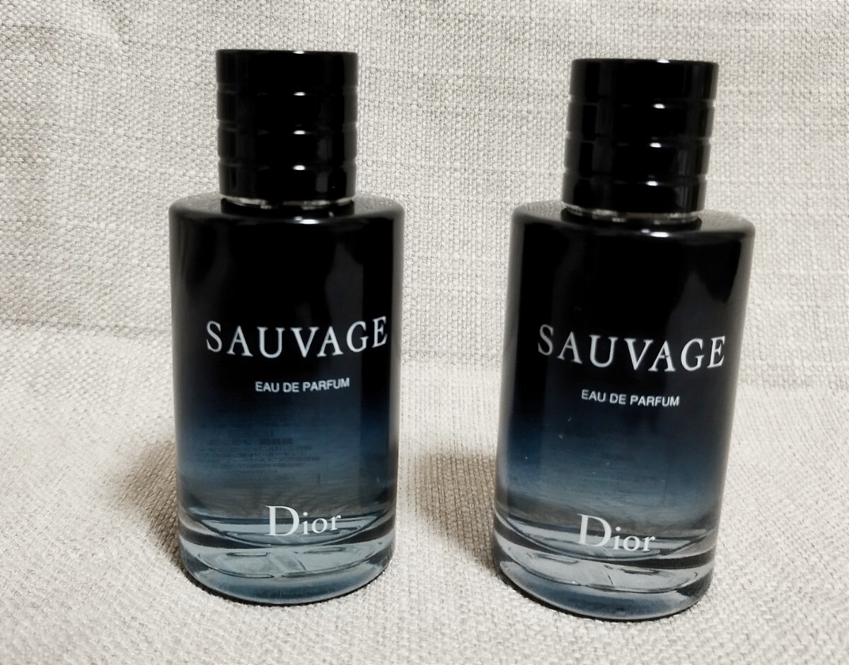 Dior ディオール 香水 SAUVAGE ソバージュ オードパルファム　100ml　おまとめ2点_画像1
