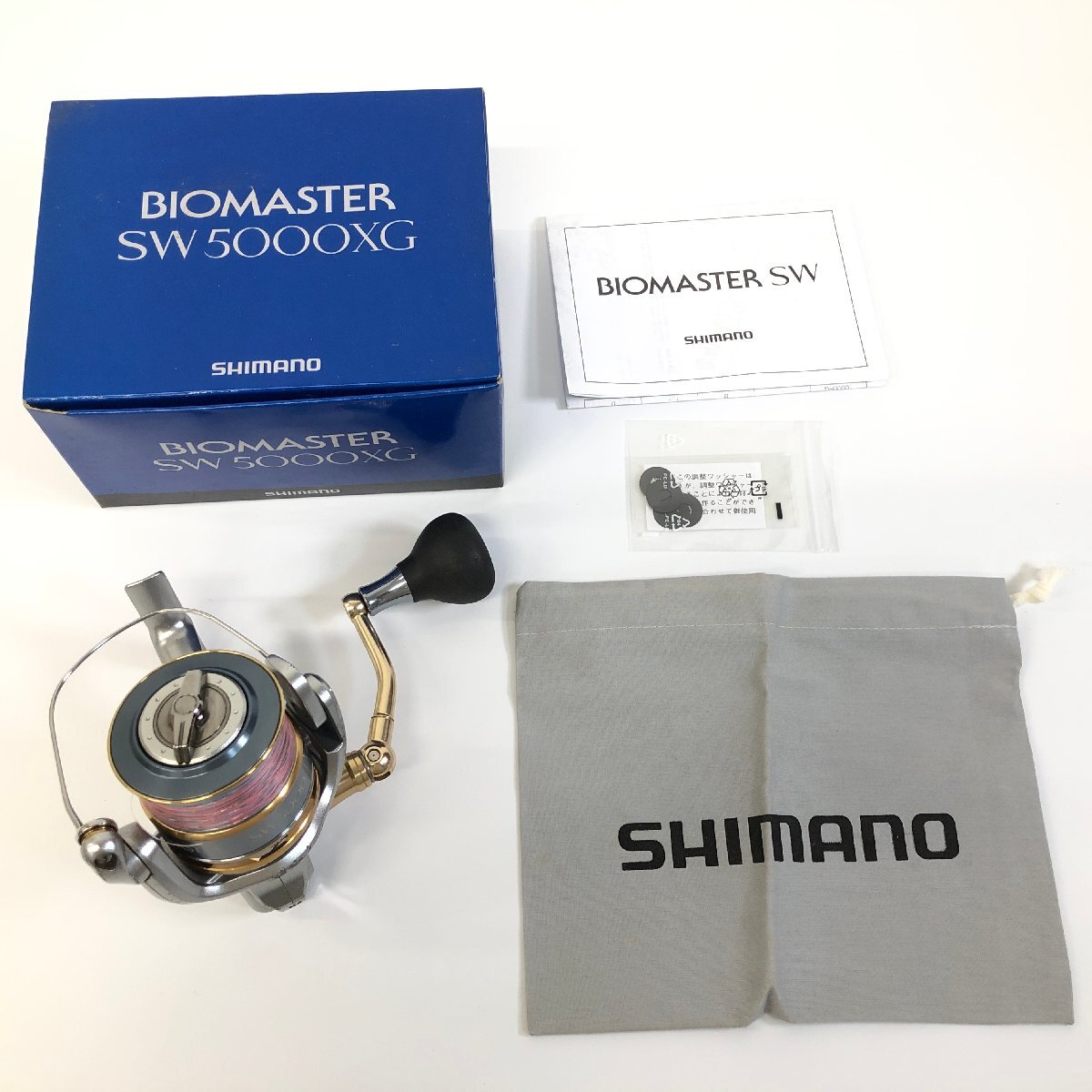 K シマノ 13 バイオマスター SW 5000XG スピニングリール 箱 | SHIMANO BIOMASTER 釣具 リール ライトジギング オフショア ジギング_画像2