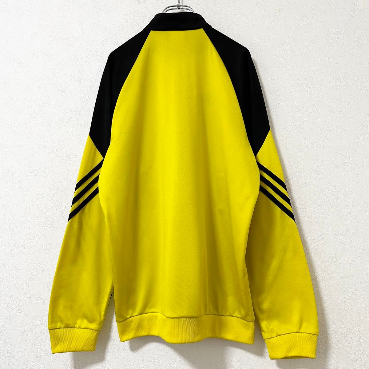 美品★adidasアディダス★ジャージ★トラックジャケット★イエロー/黄黒★XL