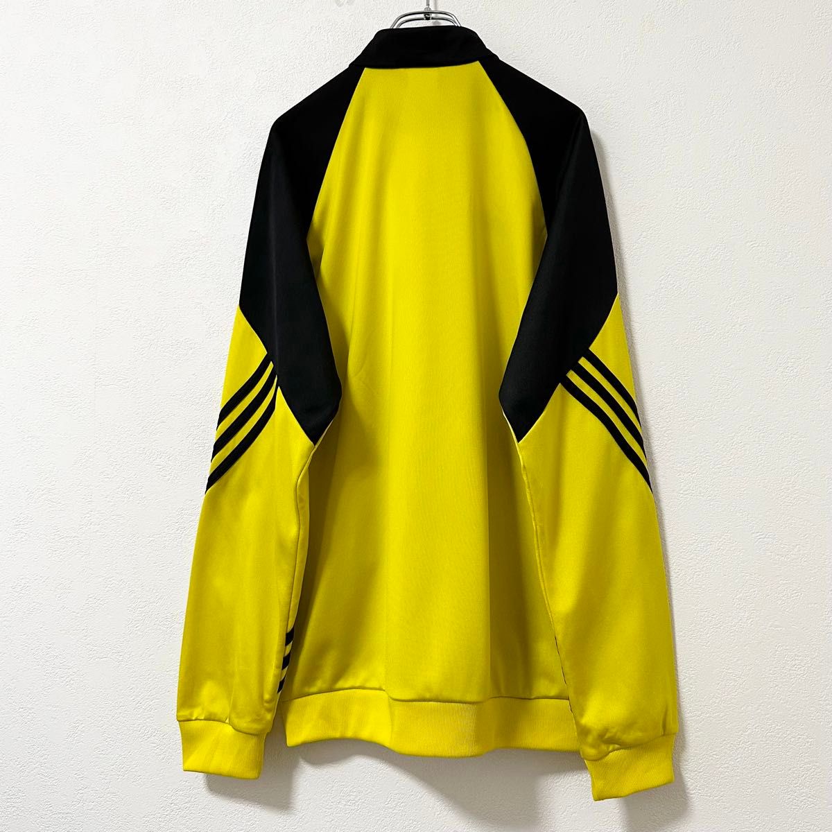 美品★adidasアディダス★ジャージ★トラックジャケット★イエロー/黄黒★XL