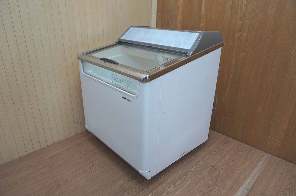 4c098 SANYO サンヨー 冷凍ショーケース SCR-075DN 130L アイス 4c098 SANYO サンヨー 冷凍ショーケース SCR-075DN 130L アイス