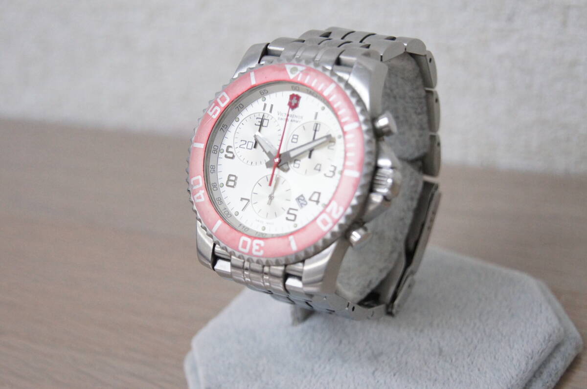 1000円～売り切り!! VICTORINOX ヴィクトリノックス SWISS ARMY スイスアーミー 腕時計 25145 電池切れ 1J622の画像1