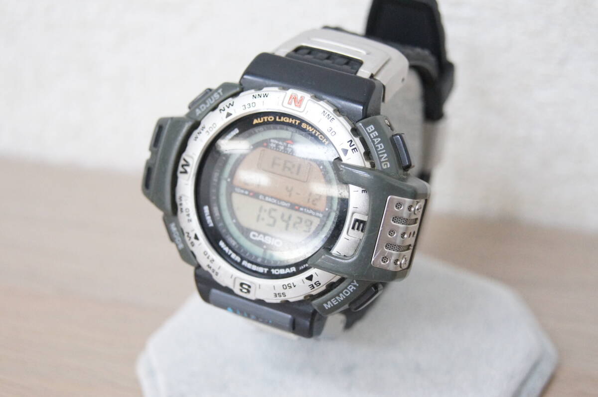 1000円～売り切り!! CASIO カシオ PROTREK プロトレック PRT-40 デジタル 腕時計 1J626の画像1