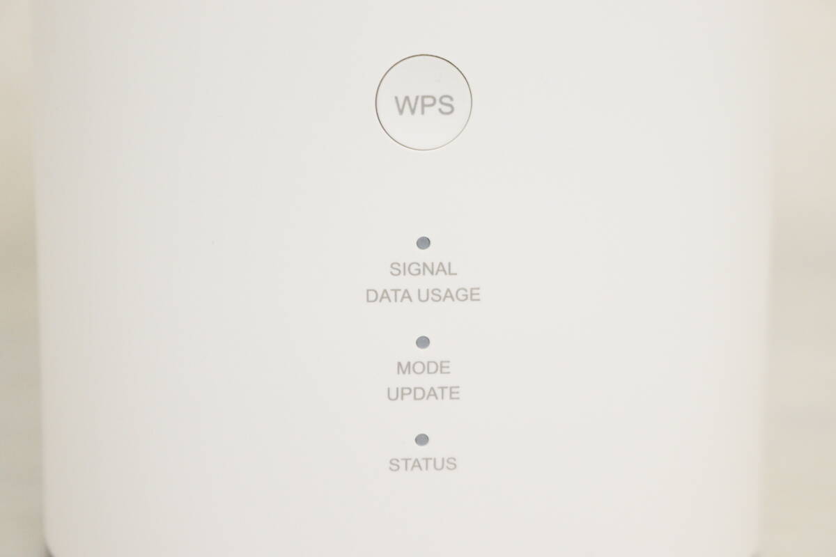 Speed Wi-Fi HOME 5G L13 ZTR02SWU ホワイト au 利用制限〇 2023年製 ホームルーター ZTE Corporation スピード ワイファイ ホーム 3J297の画像3