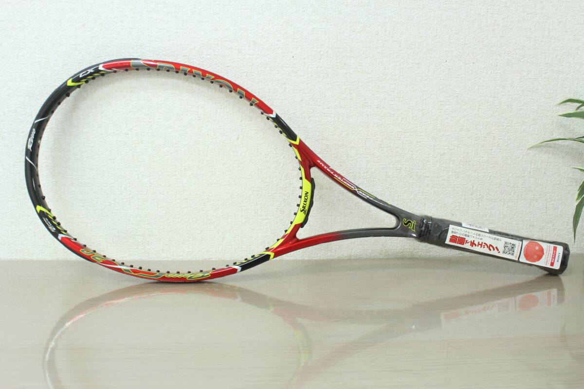 【未使用】 SRIXON/スリクソン 硬式テニスラケット レヴォCX2.0 レッド×オレンジ 1J305の画像2