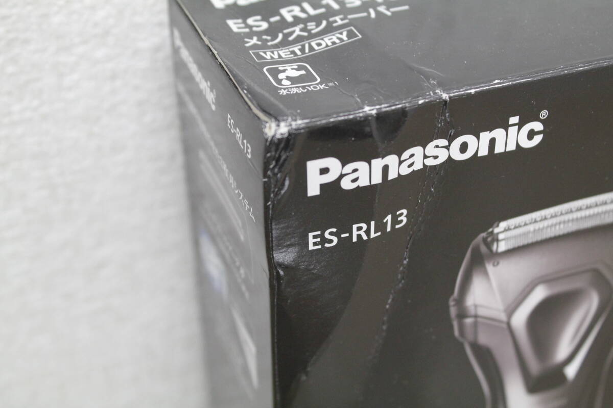 1000円～売り切り!!【未使用/※刃無し】Panasonic/パナソニック ES-RL13 メンズ シェーバー 髭剃り 黒 12WPH003の画像2