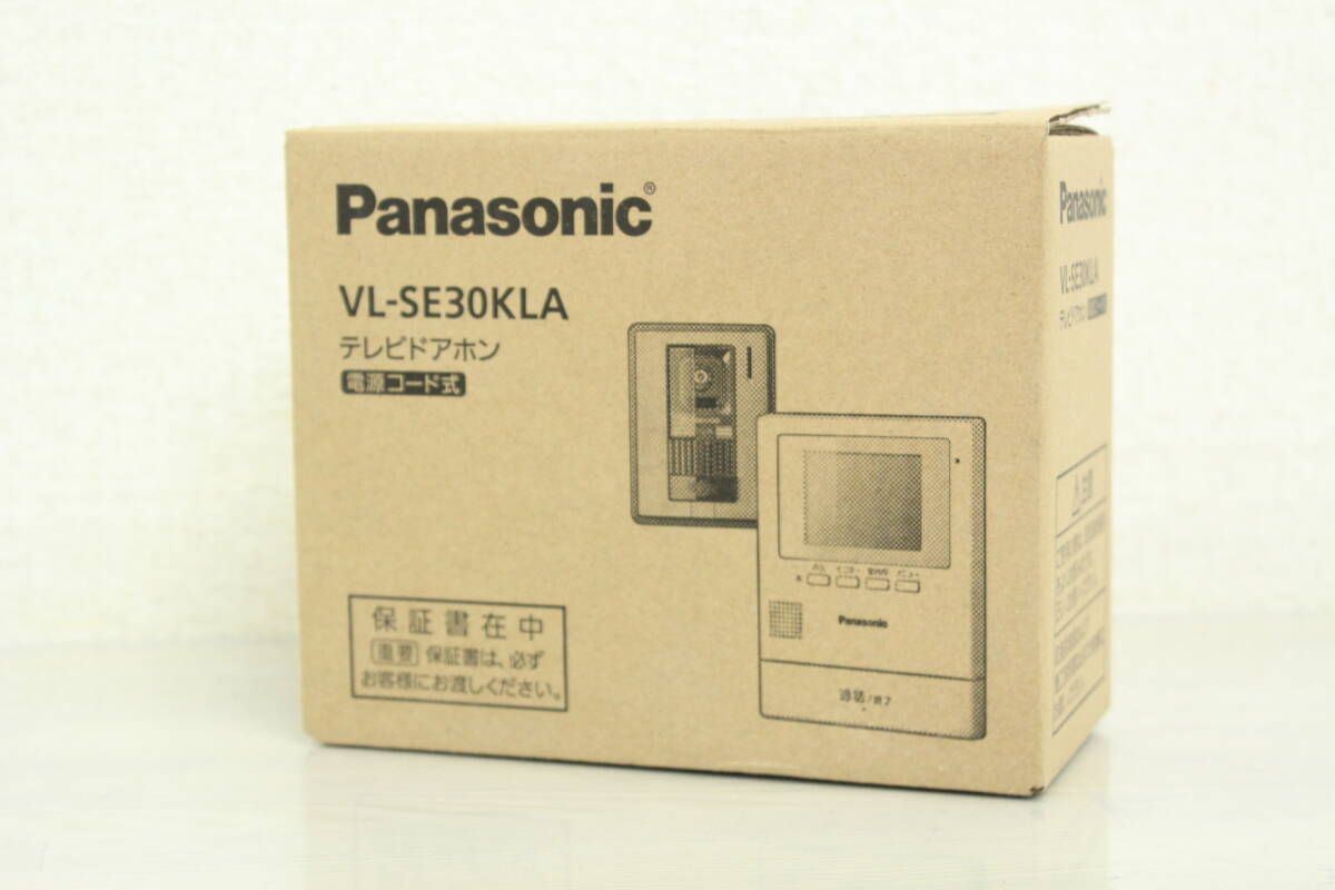 【未使用/開封済/領収書可】Panasonic パナソニック テレビドアホン VL-SE30kLA 電源コード式 1J388の画像1