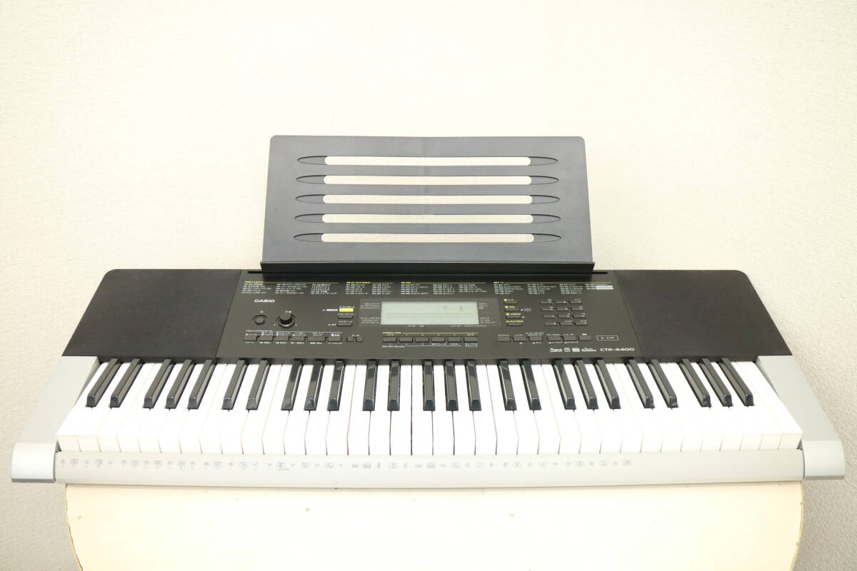CASIO カシオ ベーシックキーボード CTK-4400 61鍵盤 2016年製 電子ピアノ 電子キーボード 7J756_画像2