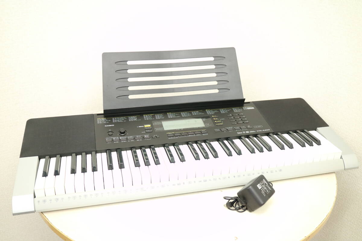 CASIO カシオ ベーシックキーボード CTK-4400 61鍵盤 2016年製 電子ピアノ 電子キーボード 7J756_画像1