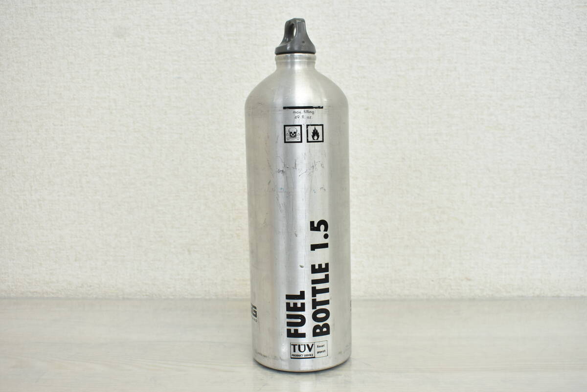 【中古品】SIGG シグ 燃料ボトル フューエルボトル 1.5L 実容量：1400ml アルミ製 5J573の画像3