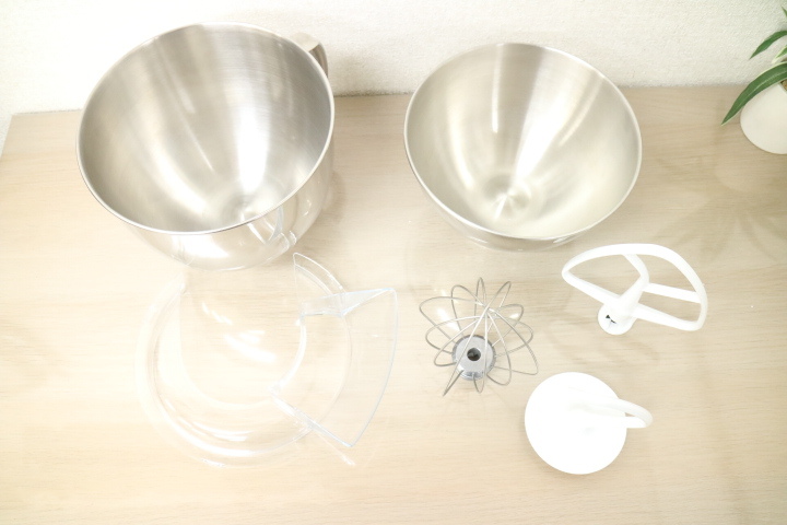 Kitchen Aid キッチンエイド スタンドミキサー 4.8L 9KSM160FGWH 7J511_画像8