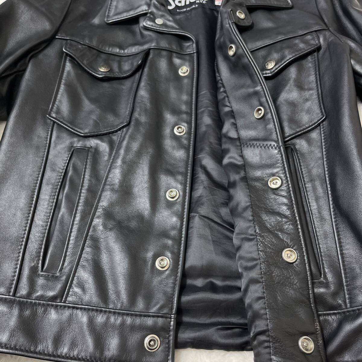USA製Schott36レザージャケット トラッカージャケット 850SP本革 USA製Schott36レザージャケット トラッカージャケット 850SP本革