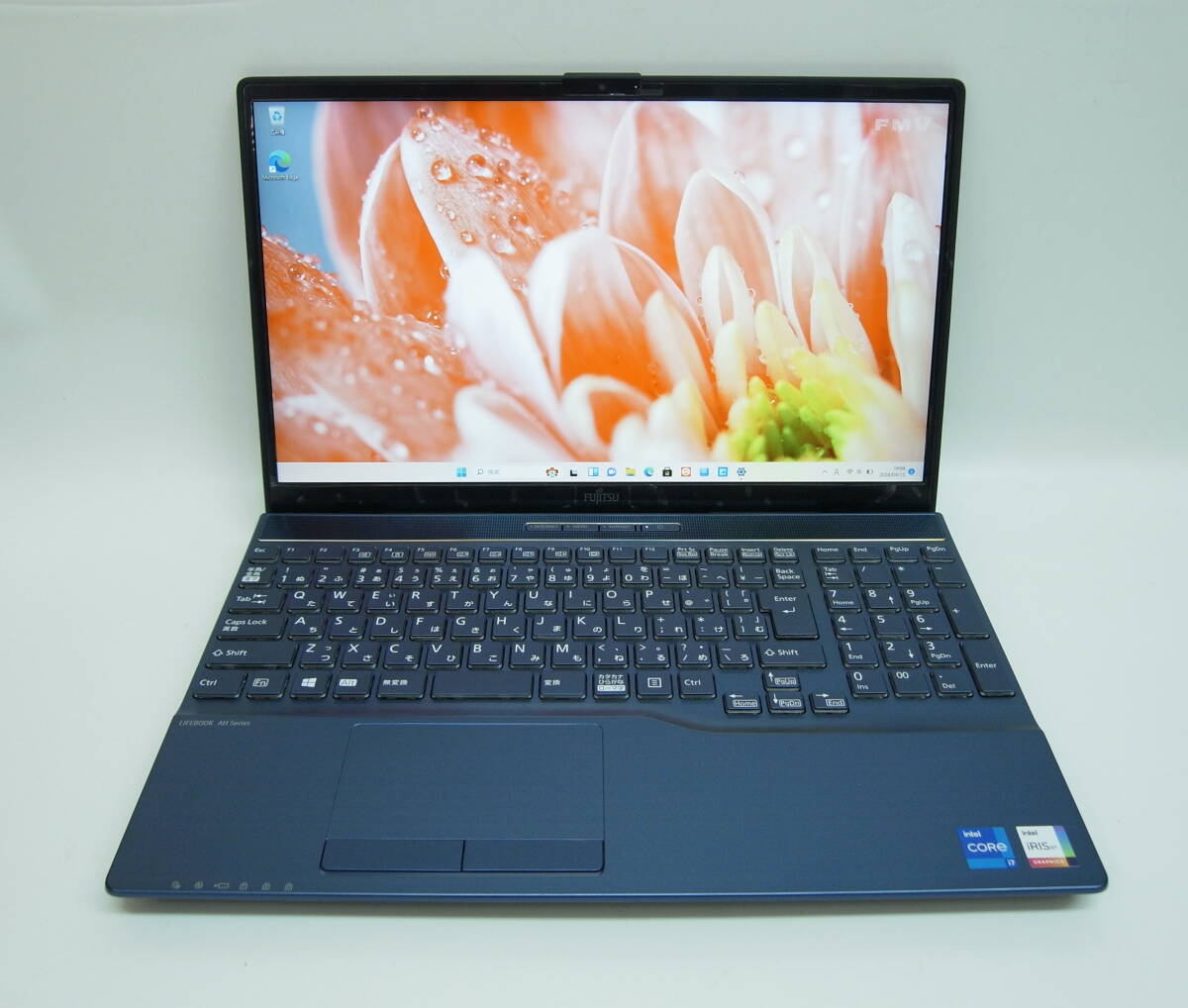 * no. 11 поколение *Core i7-1195G7* Fujitsu AH53/F3* металлик голубой *SSD 512GB* память 16GB* полный HD*Blu-ray*Windows 11*Wi-Fi 6