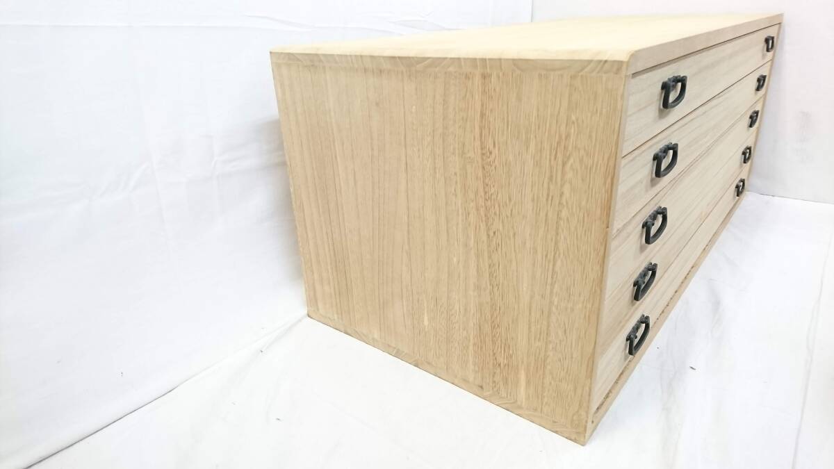 [ interior ] circle stone commercial firm . natural tree chest / chest of drawers /. structure .* low finish /5 step / approximately 40×98×45cm/ drawer / kimono chest of drawers / clothes storage / peace chest of drawers / furniture /20-RMS47
