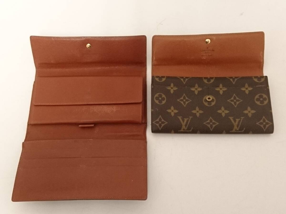 LOUIS VUITTON ルイヴィトン モノグラムライン 財布 ほか 合計5点セット/長財布/キーケース/二つ折り財布/ミュルティクレ/05AK041111-6の画像3