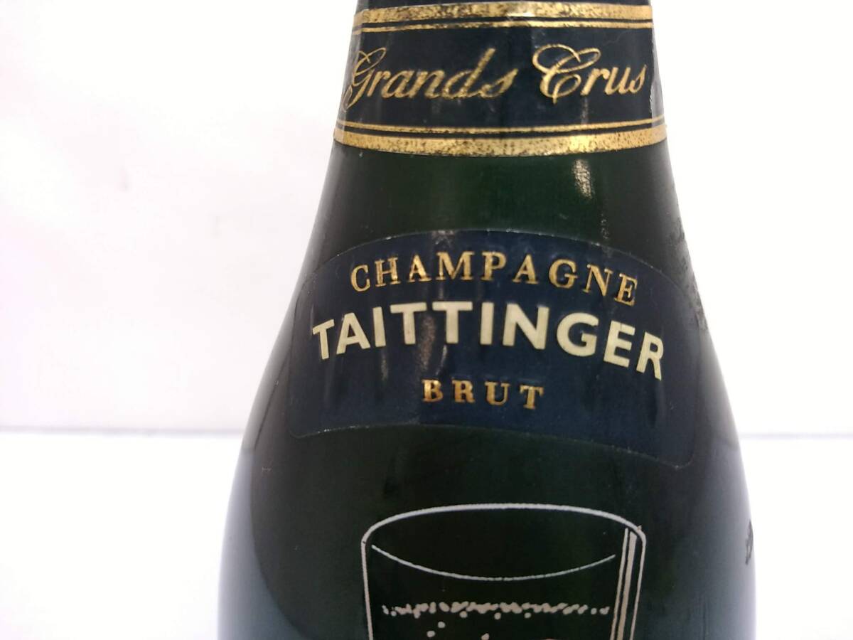 【コレクション放出品 未開栓】TAITTINGER テタンジェ グランクリュ ブリュット 2000年ミレニアムボトル シャンパン 1.5L 12%/8-06OM042103の画像4