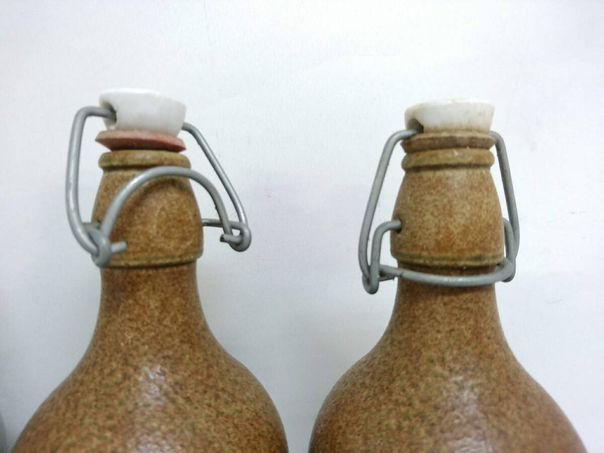 【空ボトルのみ】ベルギービール セント・セバスチャン グランクリュ&ダーク 空瓶 計5点セット/コレクション/インテリア/8-RHS38