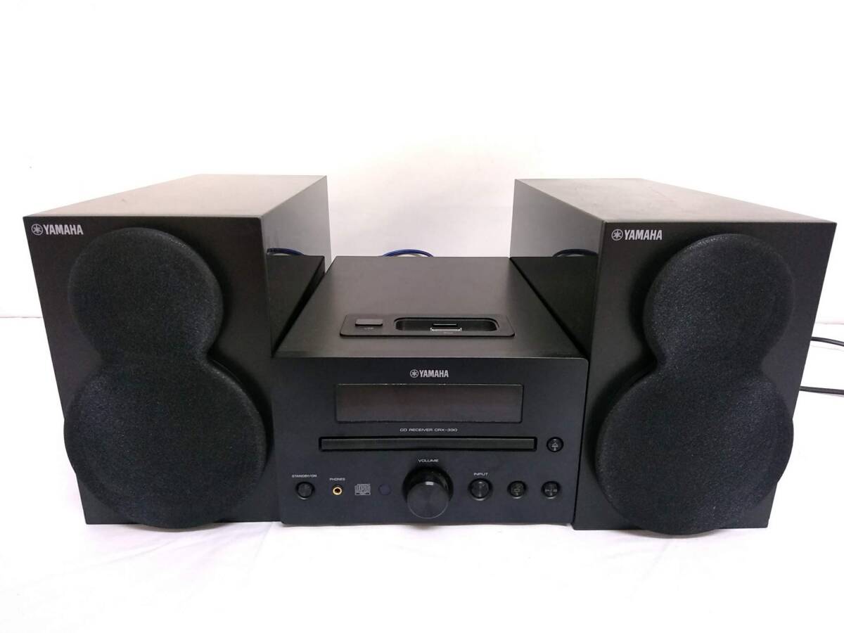 【ジャンク品】YAMAHA ヤマハ マイクロコンポーネントシステム CRX-330/スピーカー NS-BP110/オーディオ機器/ミニコンポ/ステレオ/16-RHS50