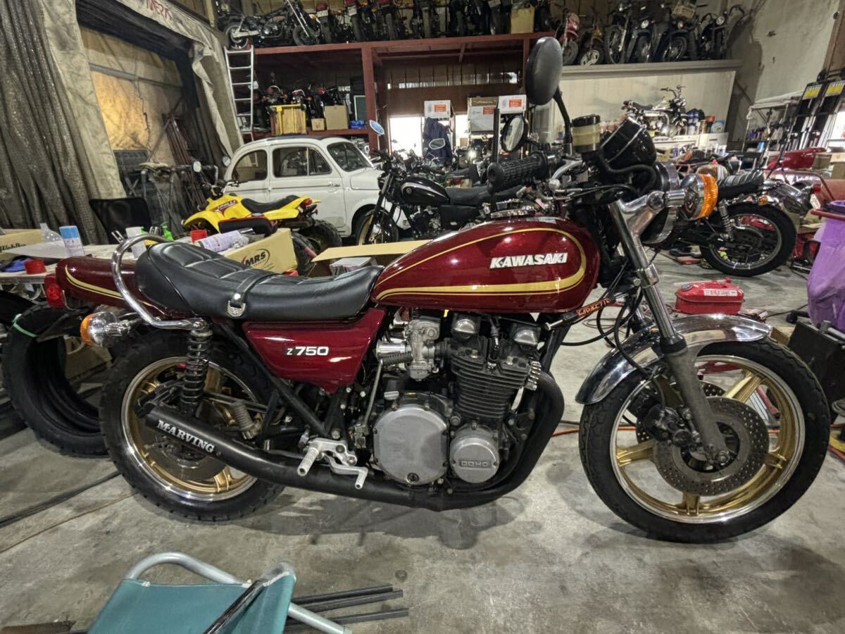 当時物 ハリケーン 可変式ハンドル 希少 z2 z1 z400fx ss kh gs750 gs400 gt380 cbx400f cb750 の画像9