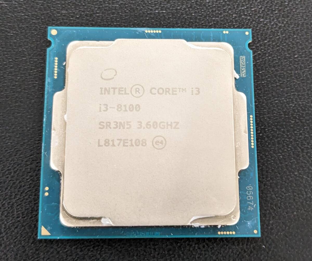 【中古品】インテルCPU Core i3-8100 SR3N5_画像1