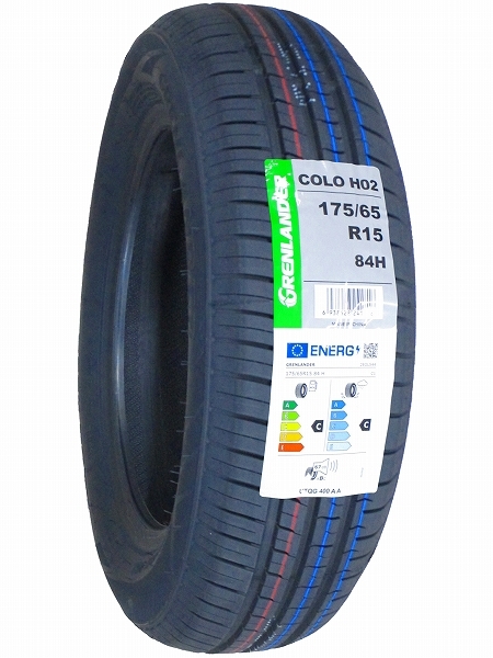 4本セット 175/65R15 2023年製造 新品サマータイヤ GRENLANDER COLO H02 送料無料 175/65/15の画像3