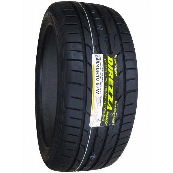 4本セット 245/40R18 2024年製造 新品サマータイヤ DUNLOP DIREZZA DZ102 送料無料 ダンロップ ディレッツァ 245/40/18_画像3