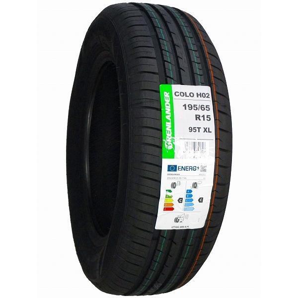 4本セット 195/65R15 2023年製造 新品サマータイヤ GRENLANDER COLO H02 送料無料 195/65/15_画像3