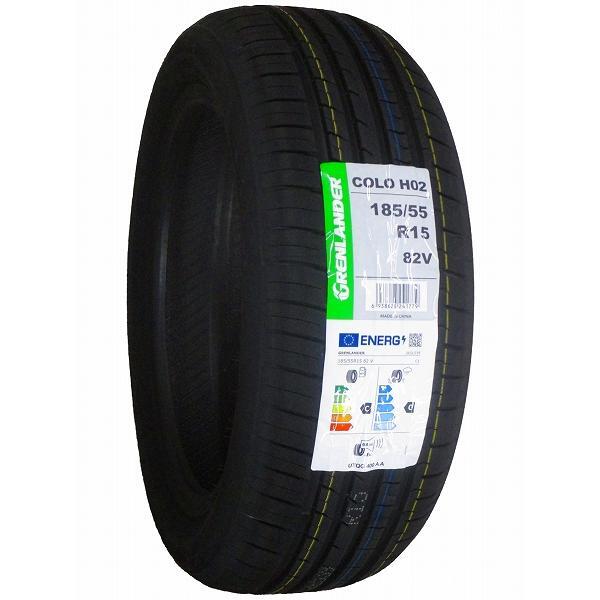 4本セット 185/55R15 2023年製造 新品サマータイヤ GRENLANDER COLO H02 送料無料 185/55/15_画像3