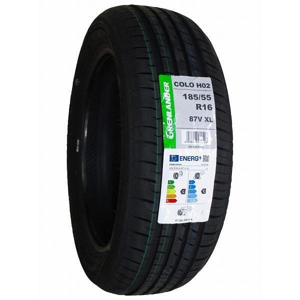 4本セット 185/55R16 2023年製造 新品サマータイヤ GRENLANDER COLO H02 送料無料 185/55/16の画像3