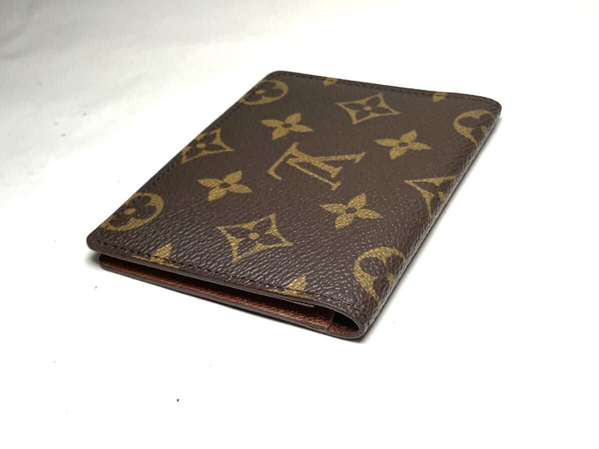 2 使用僅か極美品 1円 LOUIS VUITTON ルイヴィトン M60533 モノグラム ポルト2 カルト ヴェルティカル パスケース カードケース ブラウン_画像5