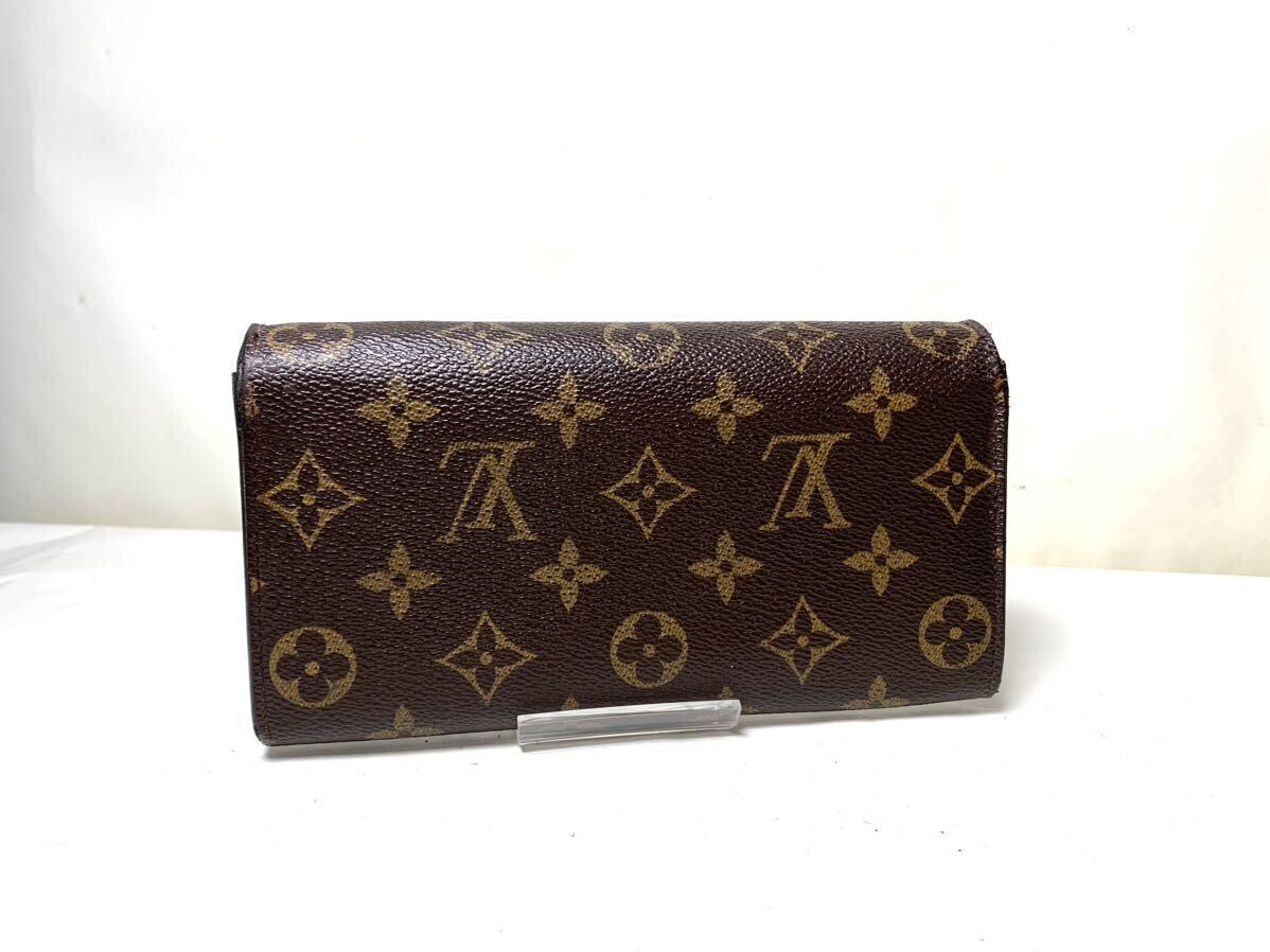 676 極美品1 円 LOUIS VUITTON ルイヴィトン モノグラム 長財布 二つ折り 小銭 札入れ ポルトフォイユ サラ 財布 メンズ レディ の画像2