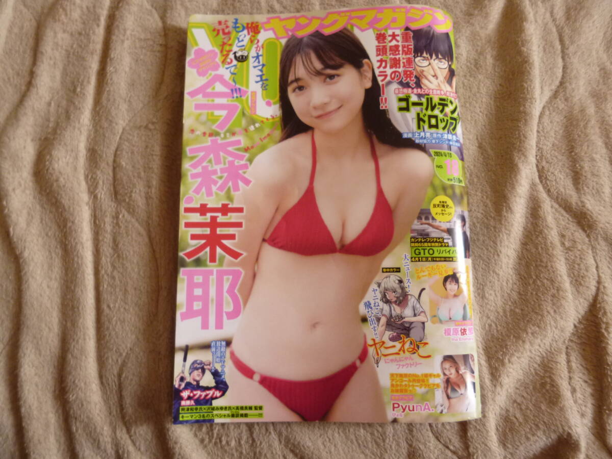 週刊ヤングマガジン 2024年 No18号　今森茉耶、榎原依那、PyunA._画像1