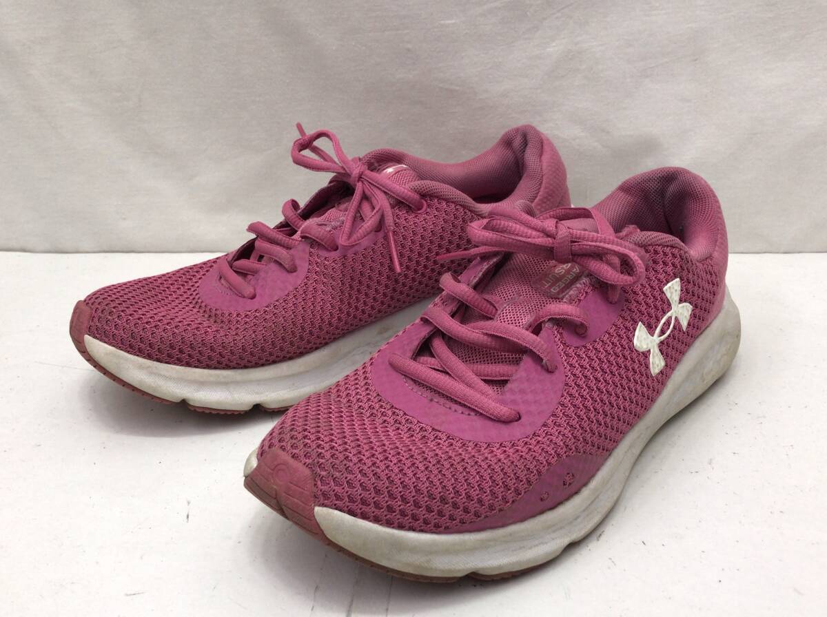 UNDER ARMOUR Under Armor sneakers running shoes pink 24.5cm 24040802
