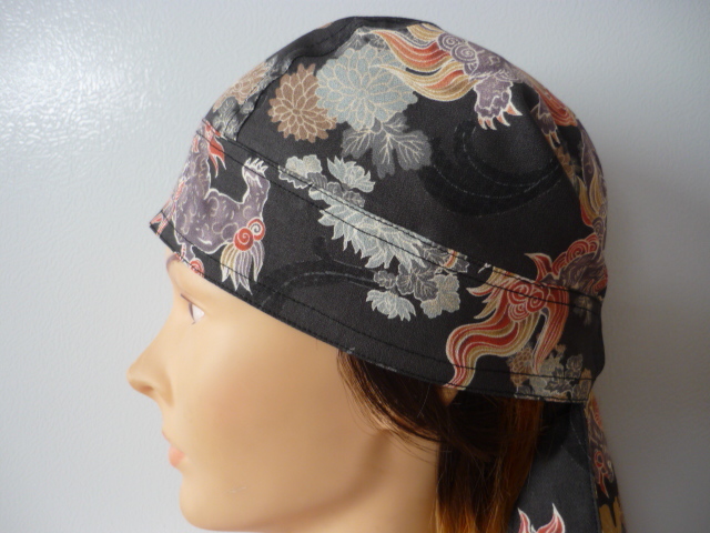  prompt decision * bandana cap [ Tang lion ... color ] Met in na- cap * head LAP * hand made * free shipping 