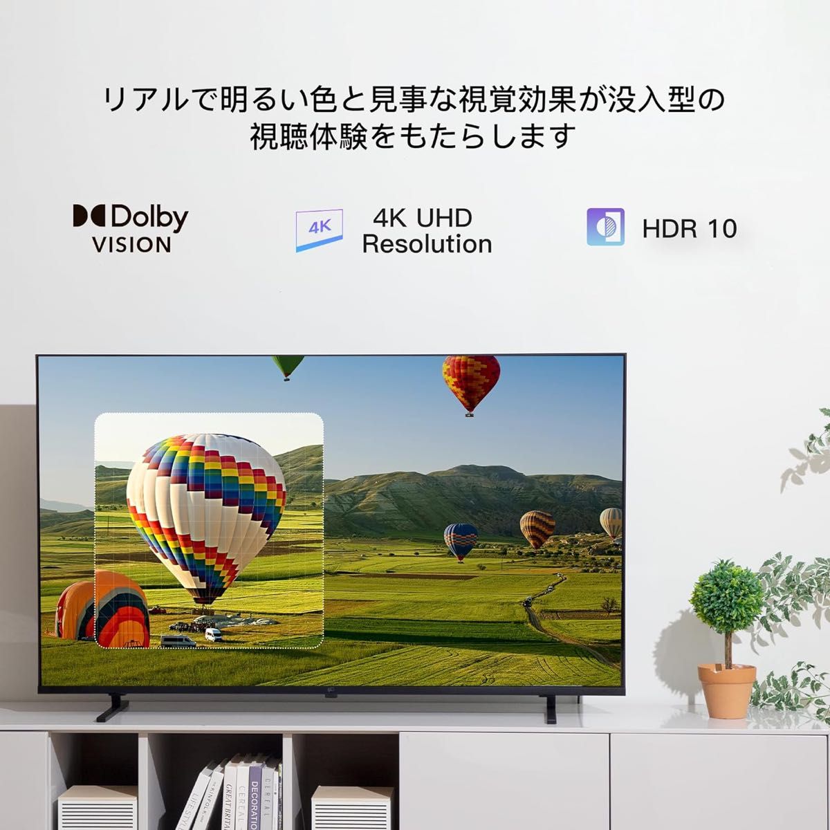 FPD チューナーレステレビ 55V型 4K Google TV （CG55-C2 2024年モデル）