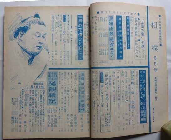 相撲　夏場所総決算号　1962-6　　ベースボール・マガジン社発行_画像2