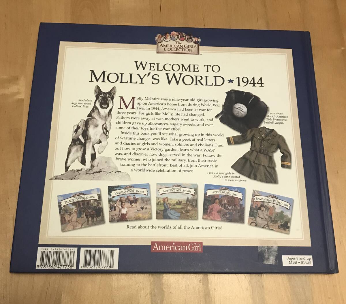 古本　洋書　絵本　WELCOME TO MOLLY'S WORLD 1944 THE AMERICAN GIRLS COLLECTION　アメリカン・ガール モリー_画像2