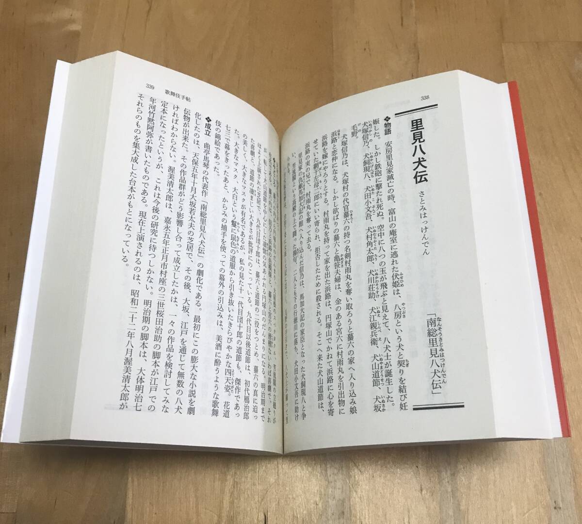 古本　歌舞伎手帖 　角川ソフィア文庫　増補版　 渡辺保　歌舞伎