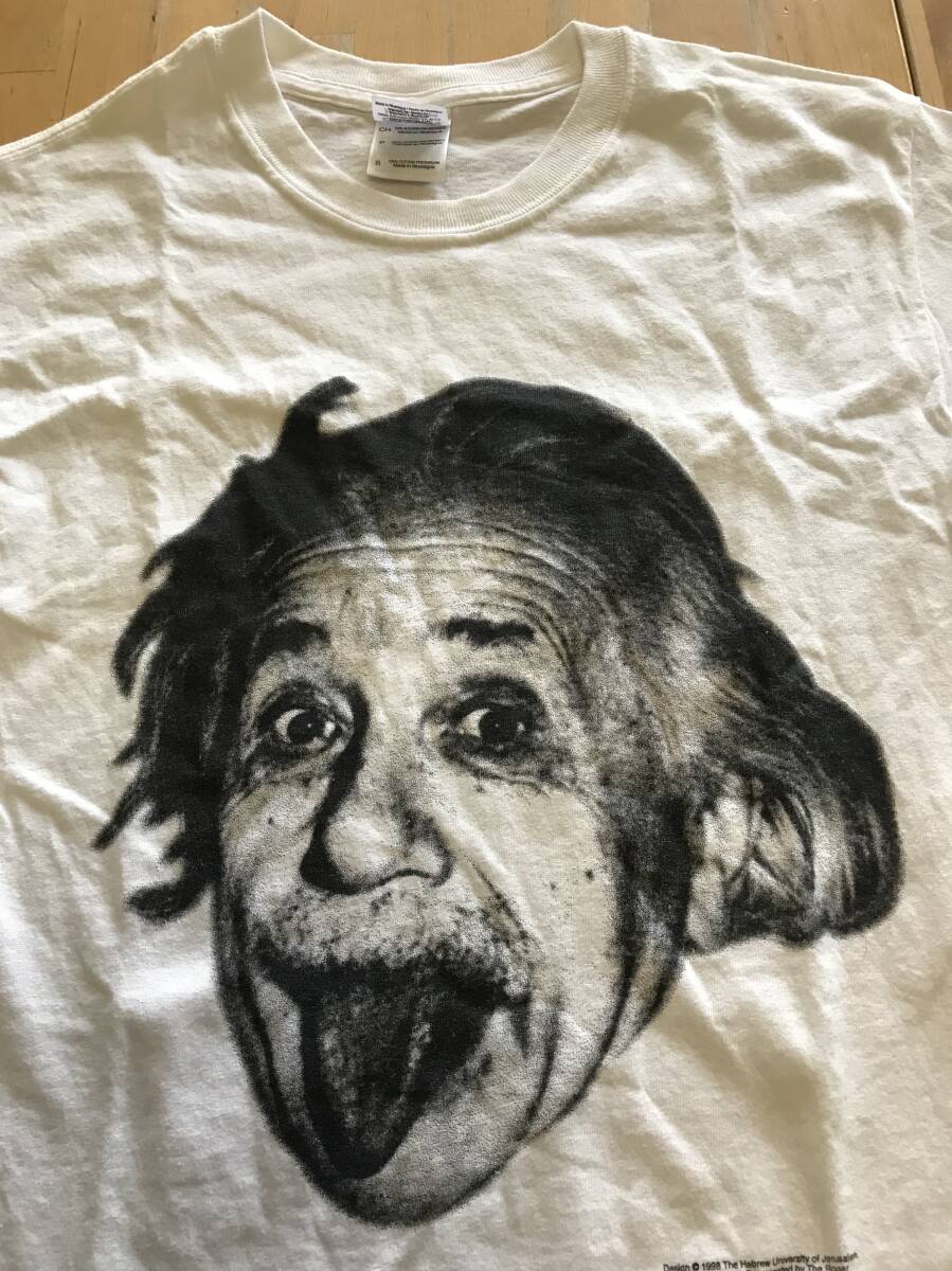 古着　アインシュタイン　Tシャツ　Sサイズ 白　ホワイト　EINSTEIN 相対性理論_画像2