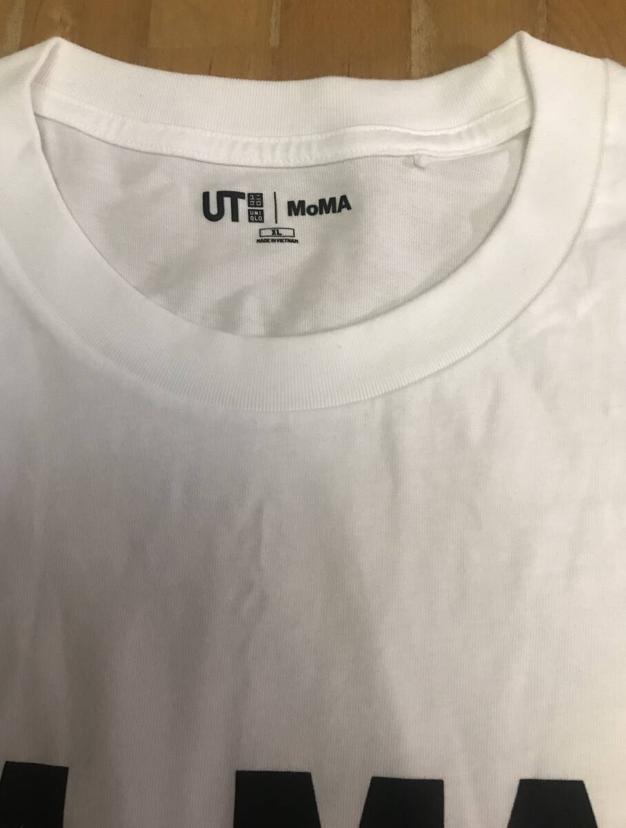 古着 ユニクロ MoMA Tシャツ XLサイズ 白 ホワイト ニューヨーク近代美術館の画像3