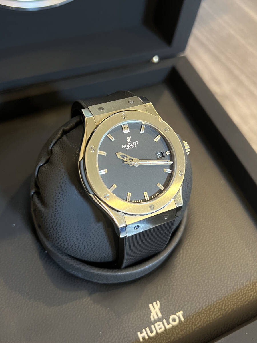 【動作品・ベルト傷あり】ウブロ HUBLOT クラシックフュージョン ジルコニウム 542.ZX.1170.RX_画像1