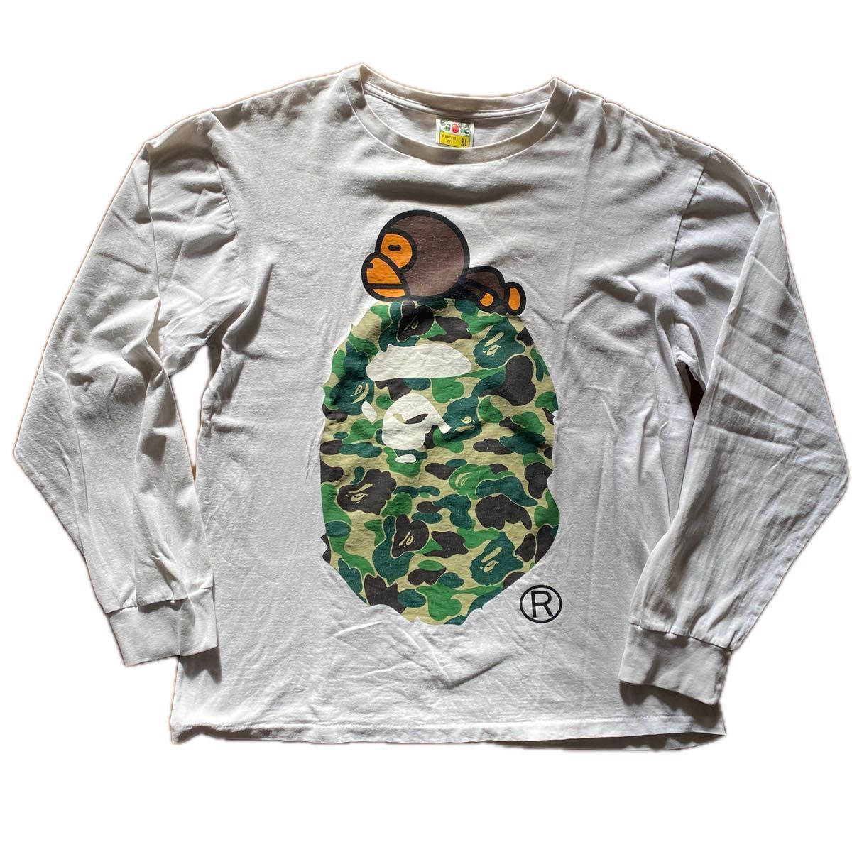 オールドエイプ 正規品 ape 大猿 マイロ 迷彩 ロンT サイズXL オールドエイプ 正規品 ape 大猿 マイロ 迷彩 ロンT サイズXL