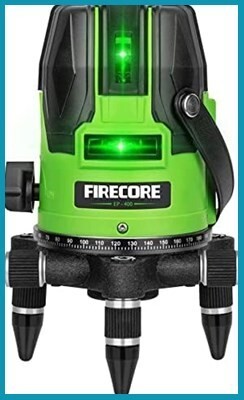 【新品送料無料】Firecore レーザー墨出し器 4方向大矩ライン照射モデル 5ライングリーンレーザー レーザー安全基準：クラス_画像1