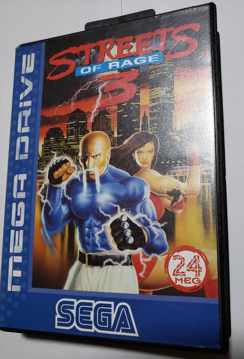 欧州PAL版 STREETS OF RAGE 3 (1994) ベア・ナックルIII Mega 欧州PAL版 STREETS OF RAGE 3 (1994) ベア・ナックルIII Mega