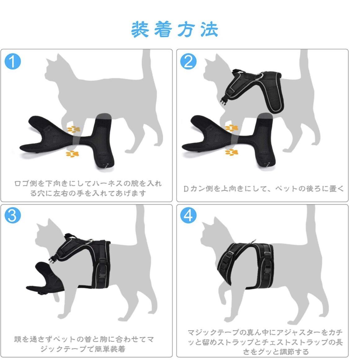  cat for Harness BB1233 harness cat ... cat . cat XS size (x 1), black _02. dog small size dog walk outing coming out not the best 