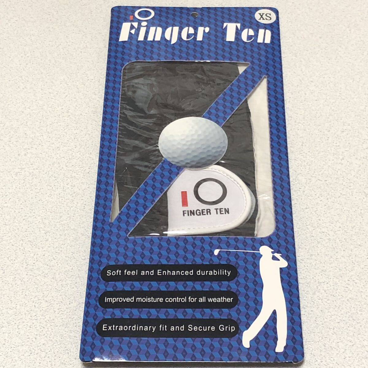 Finger Ten ゴルフグローブ6個セットBB1215 Black22メンズ XS全天候型 滑り止め 柔らかい ゴルフ用 繊維布 フィット感 左手用ブラック_画像3