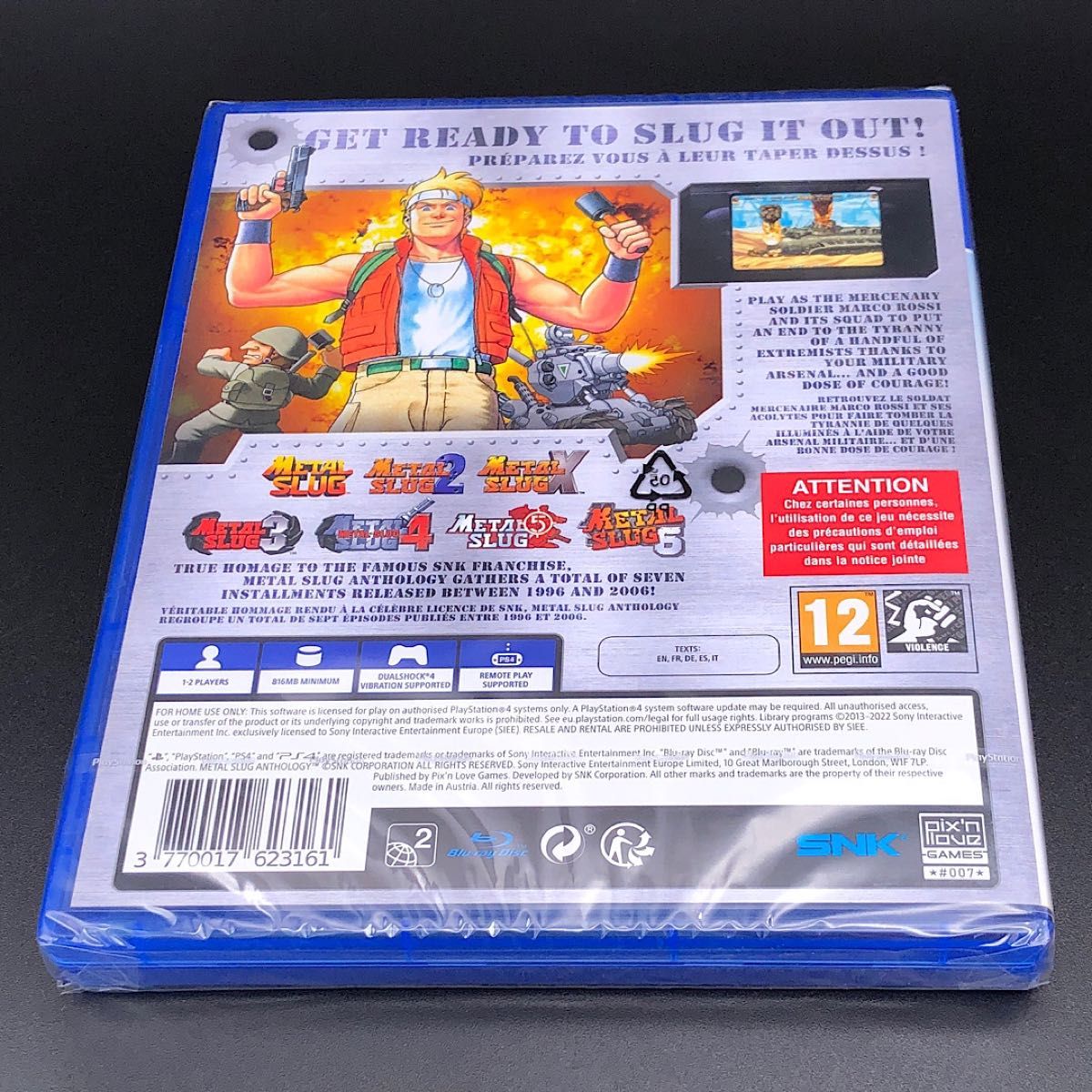 メタルスラッグ アンソロジー 輸入版 PS4 プレイステーション4 Metal Slug Anthology 