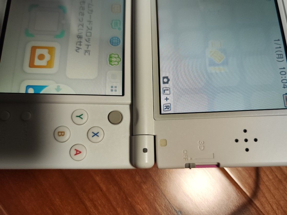 Nintendo　New 3DSLL　本体　【Newニンテンドー3DS LL ピンク×ホワイト】　美品