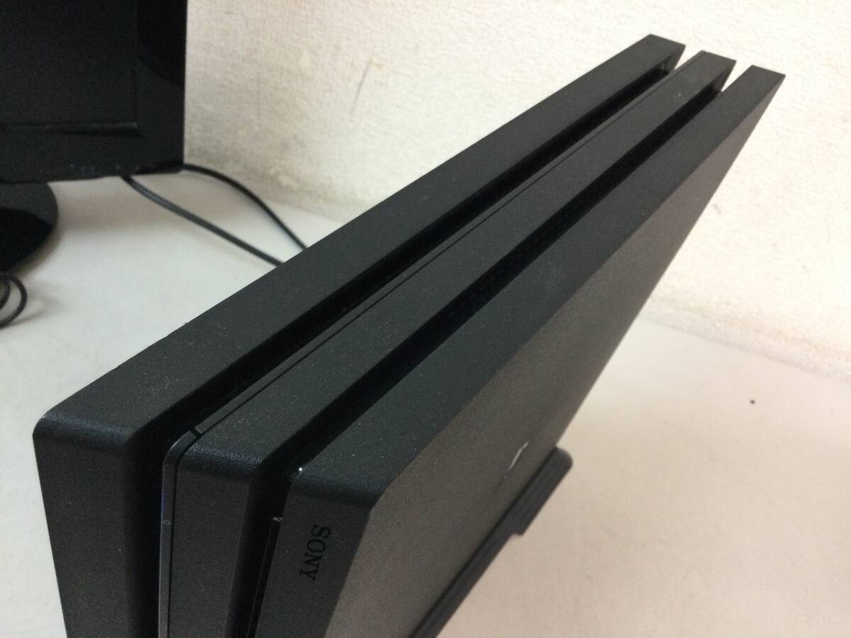 PS4 PlayStation4 Pro 本体 CUH-7000B 1TB ジェットブラック SONY 初期化済み FW11.50の画像5
